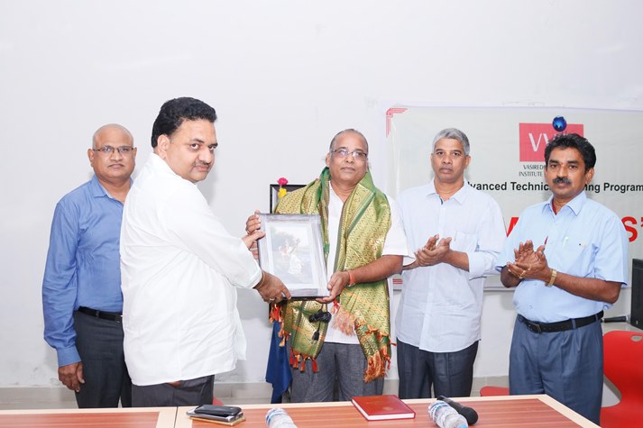 Felicitation to K.Srinivasa Murthy by Principal and Civil HOD