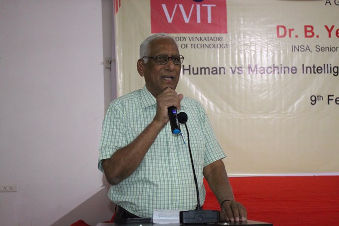 B.Yagnanarayana at guest lecture